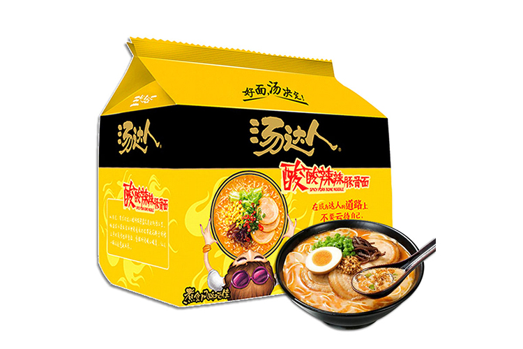 TANGDAREN HOT & SOUR PORK BONE NOODLES 130G*5 PACK